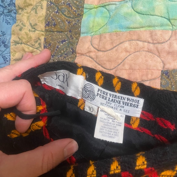 Wool highwaisted vintage skirt - Picture 2 of 2